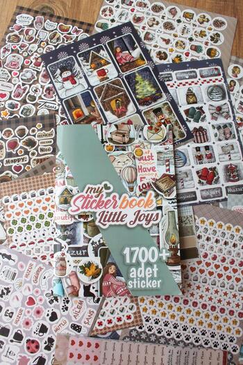 colortouch Little Joys Sticker Book -1700Pcs Stickers - Agenda, Diary, Planner, Bullet Journal, Sticker Set