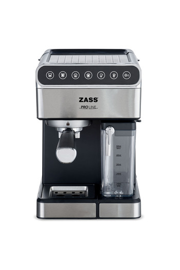 Zass ZEM 10 Coffee Espresso Machine, 1350W, 16 bar pressure, 1.8 liter water tank, 0.5 liter milk