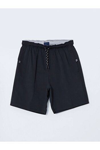 LC Waikiki LCW SWIMWEAR Μαύρο Ανδρικό Σορτς Μαγιό Βασικού Κοντού Μήκους
