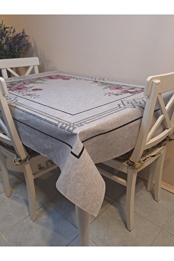 Başak Ev Tekstili DORA PANO Elyaf Tabanlı Pvc Muşamba - Desenli Silinebilir 120 X 155 Hazır Masa Örtüsü
