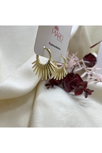 Piaro Collection Güneş Model Halka Küpe