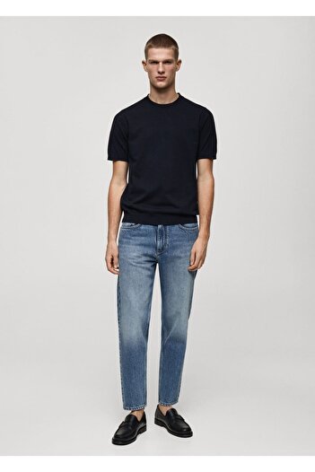 MANGO Man Cropped Tappered Fit Jeans