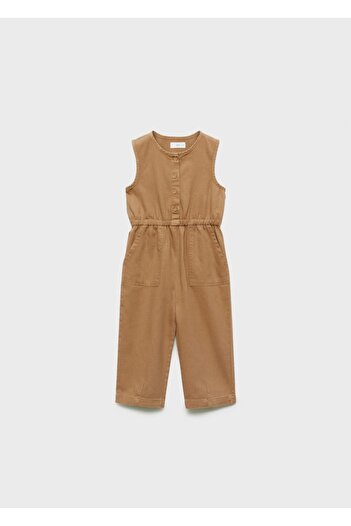 MANGO Baby Дълъг гащеризон с копчета