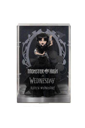 Skygo HXJ03 Monster High Wednesday Balo Elbiseli Bebek