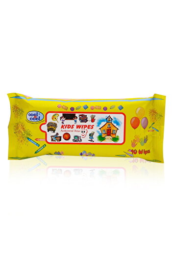 COOL & COOL Kids Wipes 10pcs – Gentle, Hypoallergenic, Alcohol-Free, Travel-Sized Baby Wipes