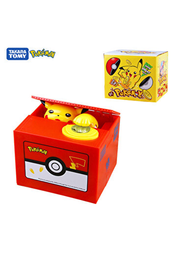 Choice Pokemon Piggy Bank Action Figure Anime Cartoon Pikachu Electronic Plastic Money Box Steal Coin Pi...