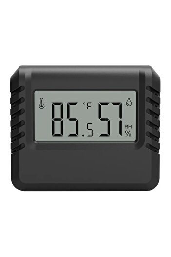 Choice1 A Black Mini LCD Digital Thermometer Hygrometer Indoor Room Temperature Humidity Meter Wall Hanging