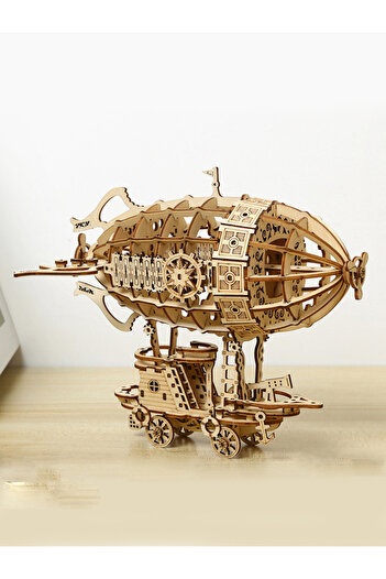 Choice 3D Wooden Puzzle Airship Model kits for Adults Model Building Kit Brain Teaser for Adults to Bui...