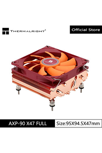 Choice لا يوجد RGB آخر Axp-90 X47 مشعاع حراري كامل Axp90-x47 Itx مبرد هواء 47 مم 4 أنابيب حرارية مسبقة للأسفل