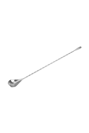 Choice 30cm Silver Mixing Cocktail Spoon 30/40cm Bar Teadrop Spoon Stir Spoon Spiral Pattern Stainless Stee