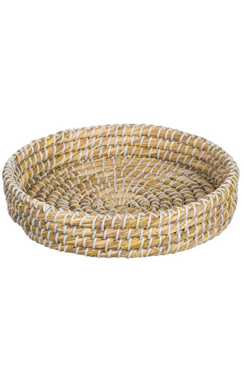 ABYZ Natural Color Round Straw Tray Ø26x6cm