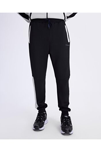 Kappa Lacty Pant Men's Black-White Regular Fit Sweatpants