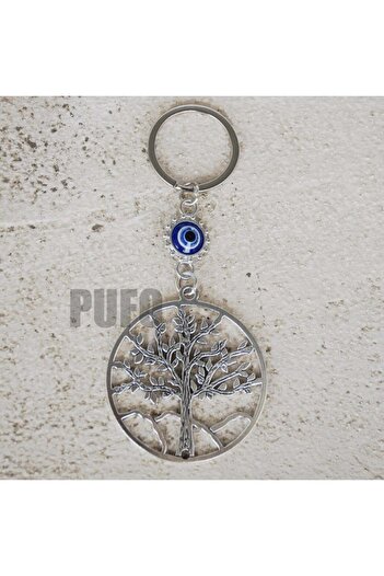 PUFO Feng Shui amulet keychain for protection and luck, Tree of Life model