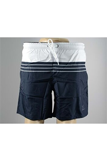 Kinetix Sn344 Caro Swim Short Ανδρικό μαγιό - Λευκό-σκούρο μπλε