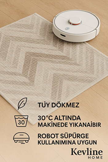 Sarar Yıkanabilir Kaymaz Taban Puffy Peluş Halı Yolluk