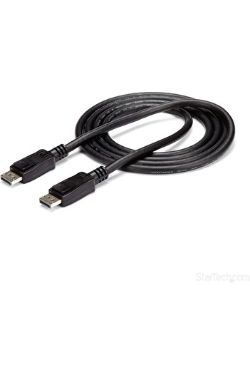 Generic DP to DP DisplayPort 1.5 Cable with Latch – 1.5 Meters, Black