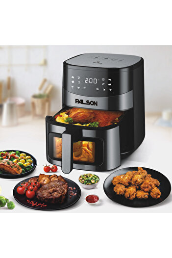 PALSON Air Fryer Digital 6L, Glass Window, 1800W, 40017