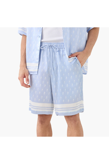 Emperor Emperor Printed Shorts with Flexi Waist and Pockets