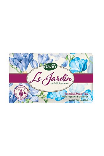 Dalan Le Jardin 100% Vegetable Soap Freesia & Sweet Pea, 200gr
