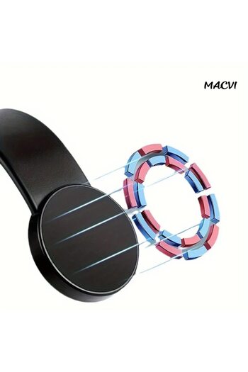 MACVI Macvi® car phone holder with flexible aluminum arm, MagSafe compatible, adhesive, black