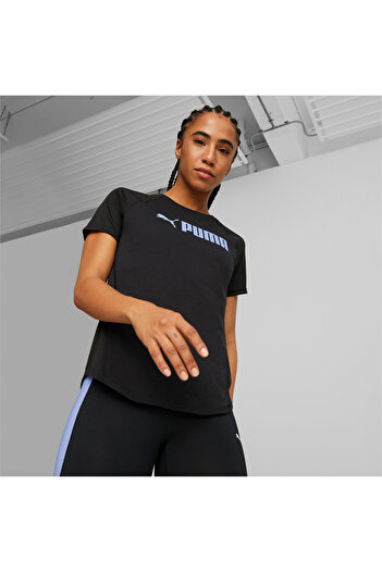 Puma Womens Fit Logo Training T-shirt - Black