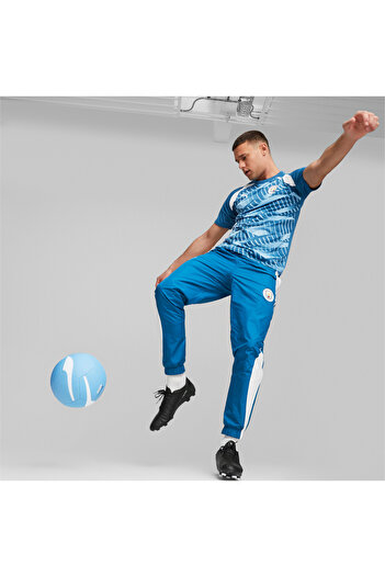 Puma Mens Manchester City F.C. Pre-match Woven Pants - Blue