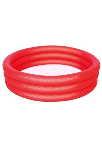 BESTWAY Inflatable 3-Ring Paddling Pool, designed for children aged 3 and up.