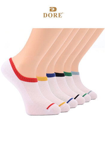 Dore Orijinal Yeni Sezon 6 Çift Premium Bambu Ultra Comfort Görünmez Sneaker 4 Mevsim Çorap 6'lı Paket