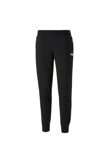 Puma Womens Essentials Full-Length Closed Sweatpants - Black