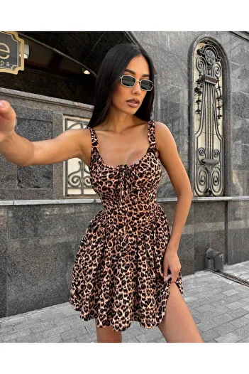 TAYT VEGAS Leopard Dress