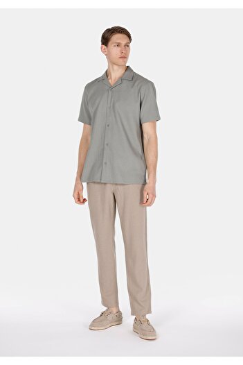 Colin's Regular Fit Orta Bel Uzun Paça Erkek Keten Karışımlı Bej Pantolon