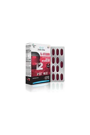 Zade Vital Vitamin B12 1000 Mcg 30 Capsules
