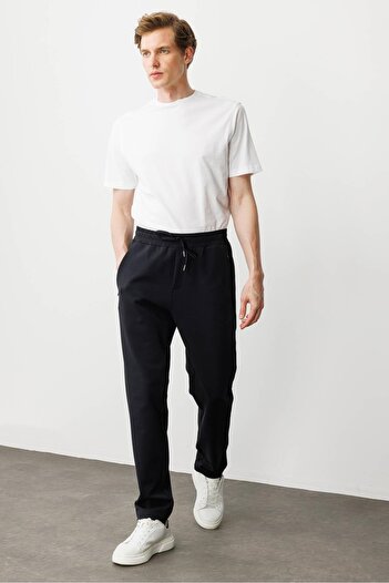 Desen Triko Ανδρικό υφασμάτινο παντελόνι τσέπης K.Navy Blue