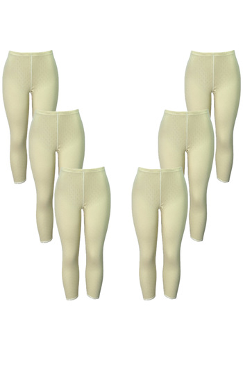 City Rose Fashion 6 Pack Women's 100% Perforated Cotton Tight Underwear