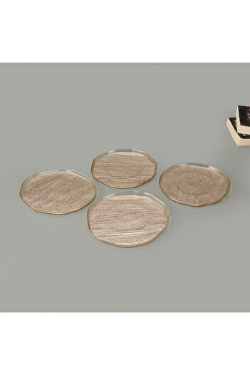 Evidea Kitchen Luna 4-Piece Plate - Beige - 21 cm