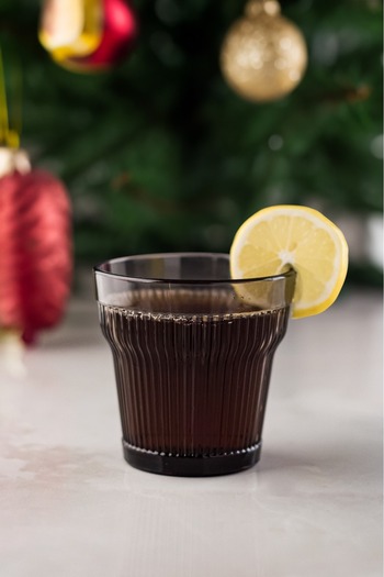 EWs Acrylic Smoked Single Short Cup & Water Soft Drink Coffee Side Cup 300 ml (Not Glass)