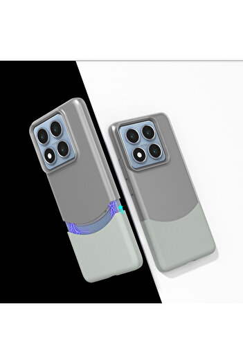 ZM STORE Xiaomi Redmi Note 14 5g Compatible Case Matte Textured Magnetic Stylish Double Cover