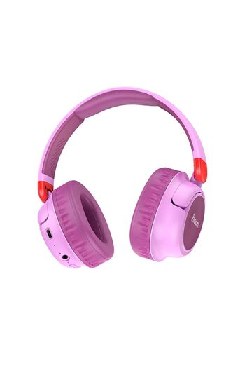 REDz Accessories Căști wireless Hoco W43, Bluetooth 5.2, autonomie 25h, card TF și AUX, Over-the-ear, mov
