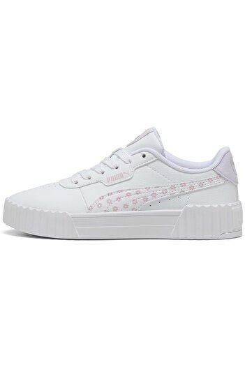 Puma Carina 3.0 Beach Florals Jr 400650 Women's Sports Shoes White