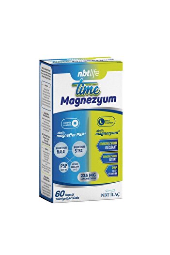 Seddar Collection Nbt Life Time Magnesium 60 Capsules 2 Pieces