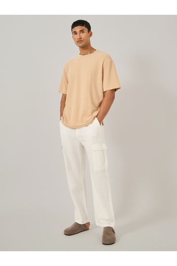 Fort Collins By Styli Mid Rise Straight Fit Track Pant with Drawstring