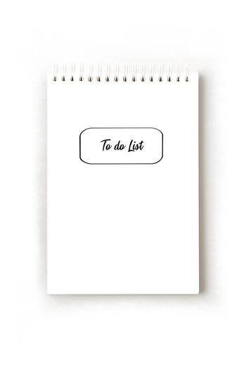 Handeto Kraft Simple Minimalist English to Do List, A5 to Do List, Planner, Task List, Planner