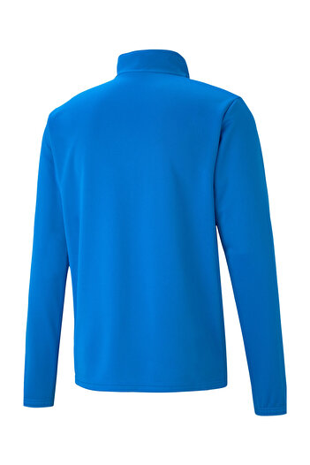 Puma Tricou cu mânecă lungă pentru antrenament fotbal pentru bărbați Teamrise 1/4 Zip Top65739402 Albastru