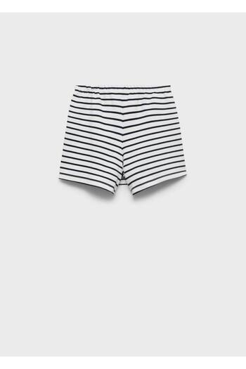 MANGO Kids Striped Shorts Skirt
