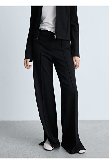 MANGO Woman Wideleg Split Pants