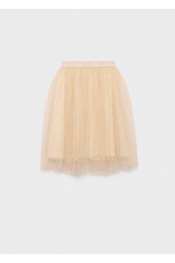 MANGO Kids Glitter Tulle Skirt