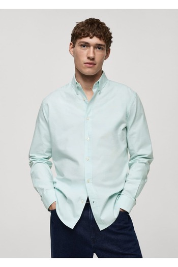 MANGO Man Πουκάμισο Oxford από 100% βαμβάκι