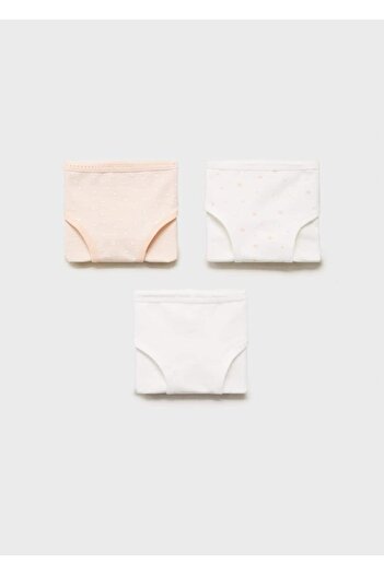 MANGO Kids 3-Piece Cotton Underwear