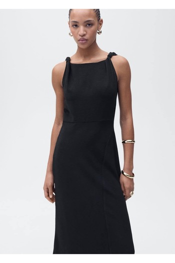 MANGO Woman Long Asymmetrical Dress