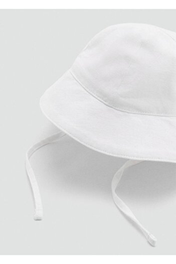 MANGO Baby Beret White